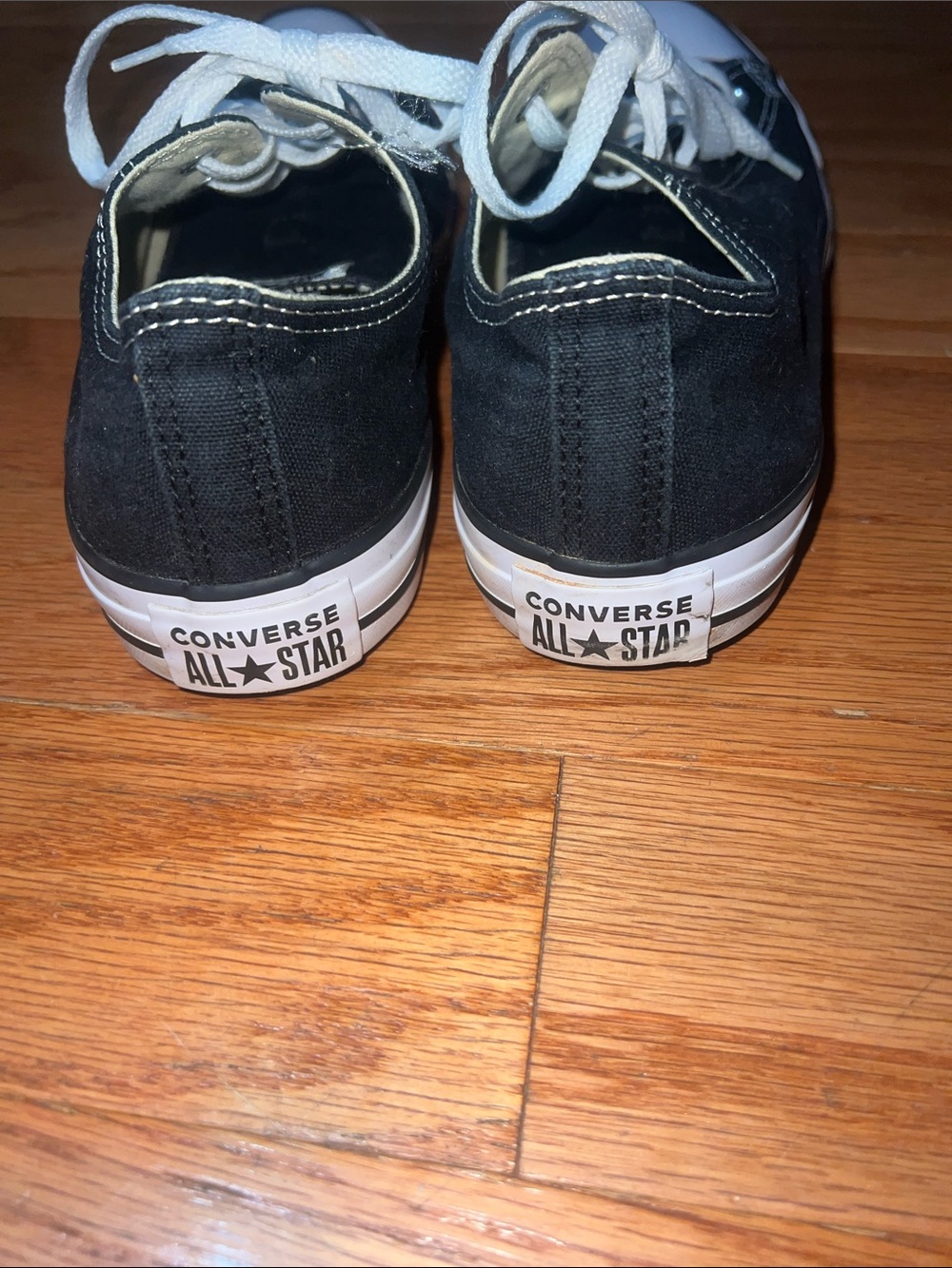 Converse Black and White Athletic Shoes - Picture 3 of 11